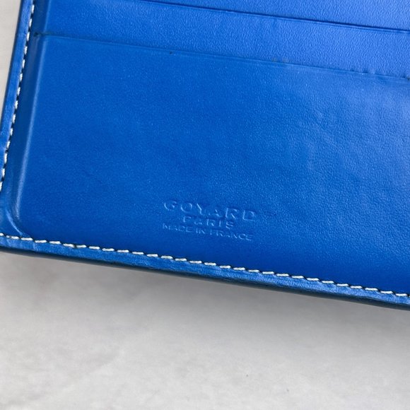 ❌❌❌ SOLD! ❌❌❌ GOYARD SKY BLUE VICTOIRE BI-FOLD WALLET - Picture 15 of 16